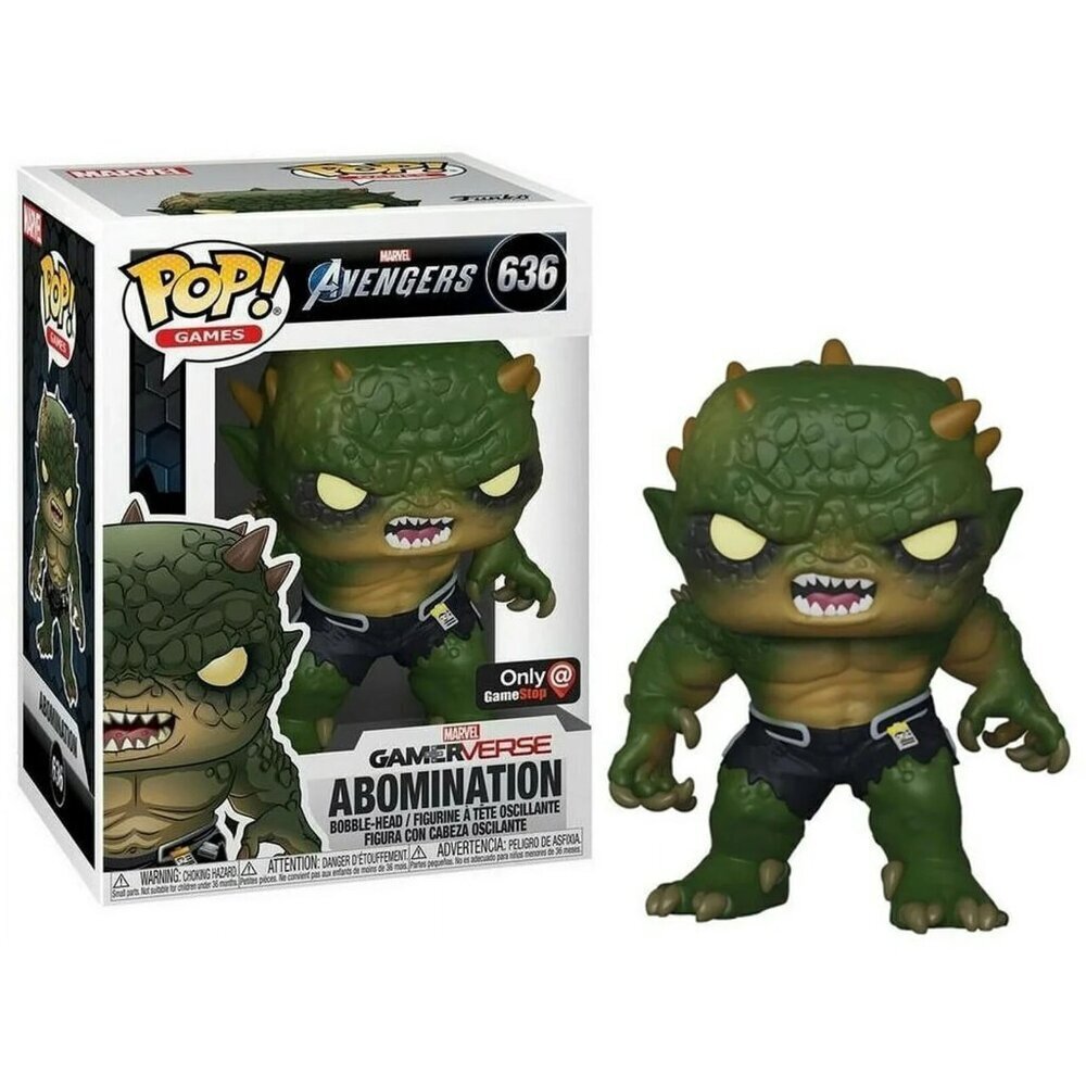Funko Pop! Marvel Gamerverse – Abomination #636 Vinyl Bobble-Head Figure – New i